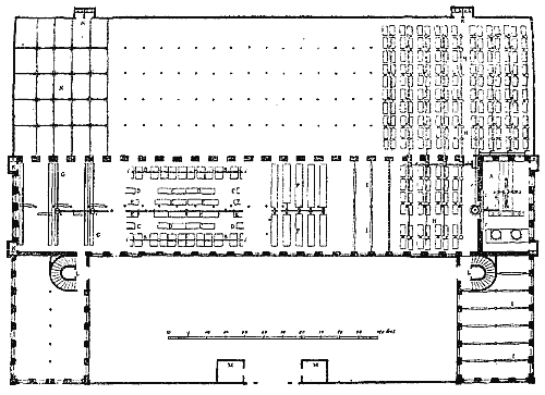 План хлопкопрядильной фабрики Орелла в Манчестере в 1835г.