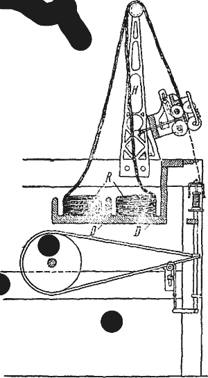 Тонкопрядильная машина Кея (из патента 1825 г.)