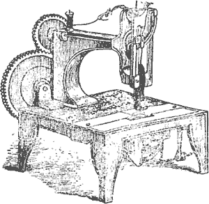 Швейная машина Зингера 1853 г. (по Иоганнсену).