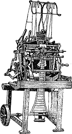 Схема рабочего механизма стайка Коттона (по Иоганнсену)