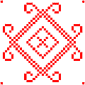 Значение белорусских символов в тканом узоре. Символ любовной песни