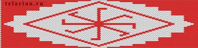 Крест Лады-Богородицы. Схема для ткачества