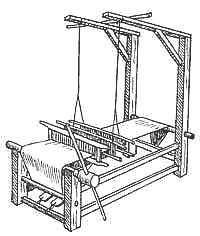 Как нарисовать ткацкий станок